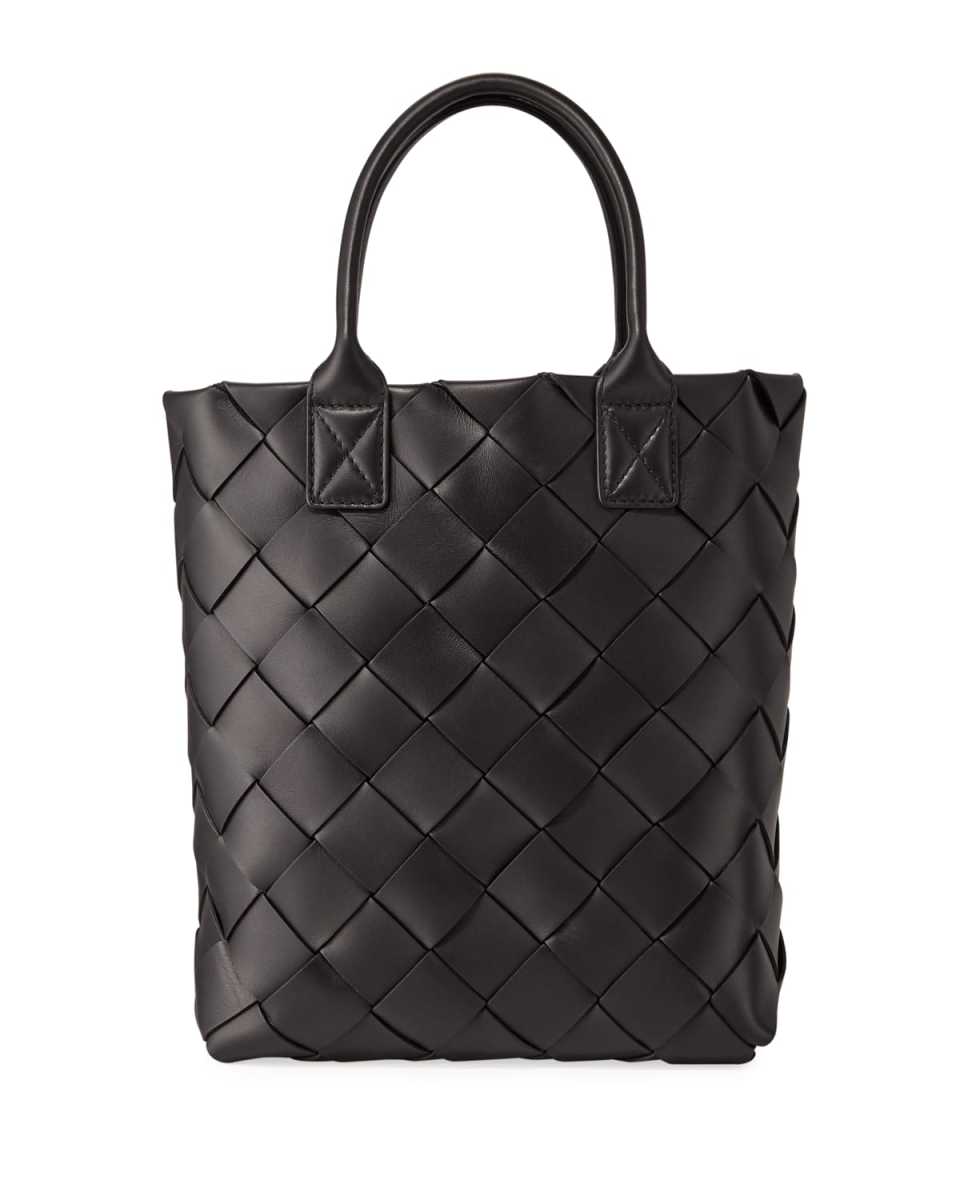 Intrecciato Leather Cabat Tote Bag